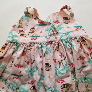 Crazy 8 Rockabilly Tropical Print Sundress